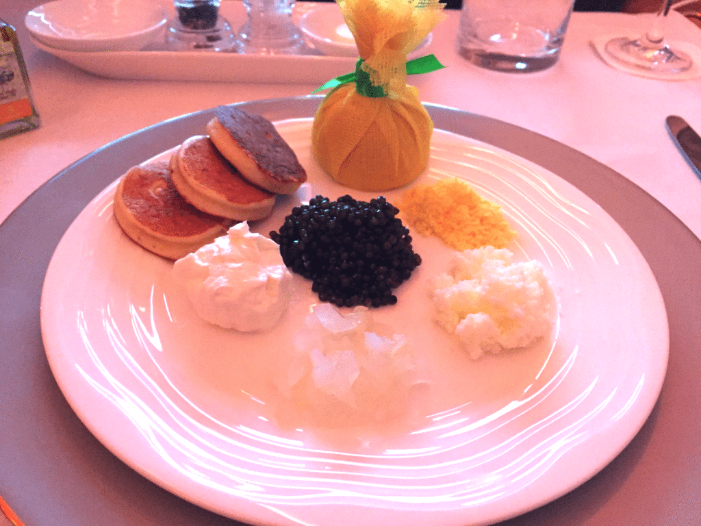 Caviar Service Plating 
