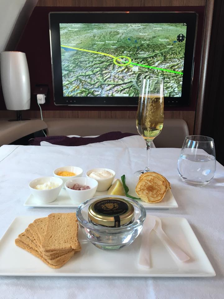 Qatar Caviar | First Class Airline Caviar Service