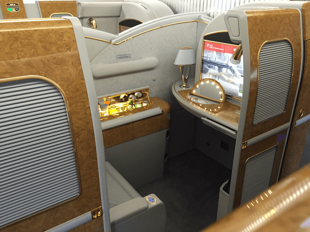Emirates First Class Seat - Suite on A380 - Sky Suites