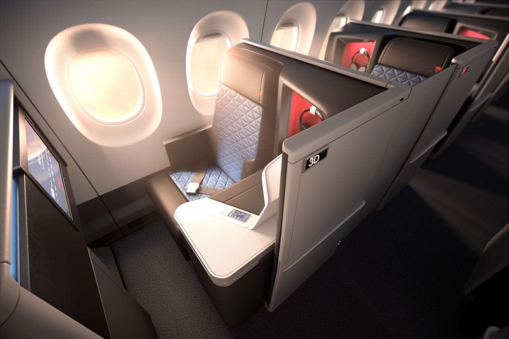 New Delta One Seats With Doors