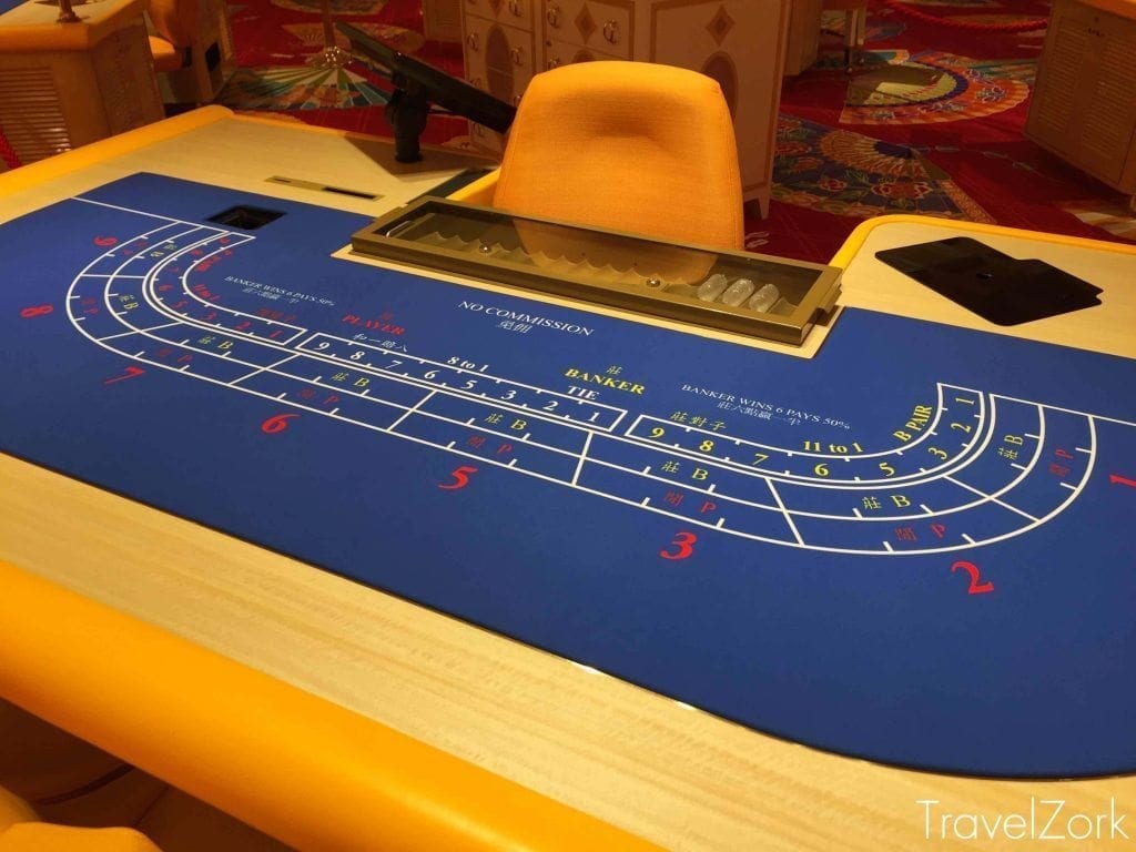 Wynn Palace Opening Baccarat Table No Commish