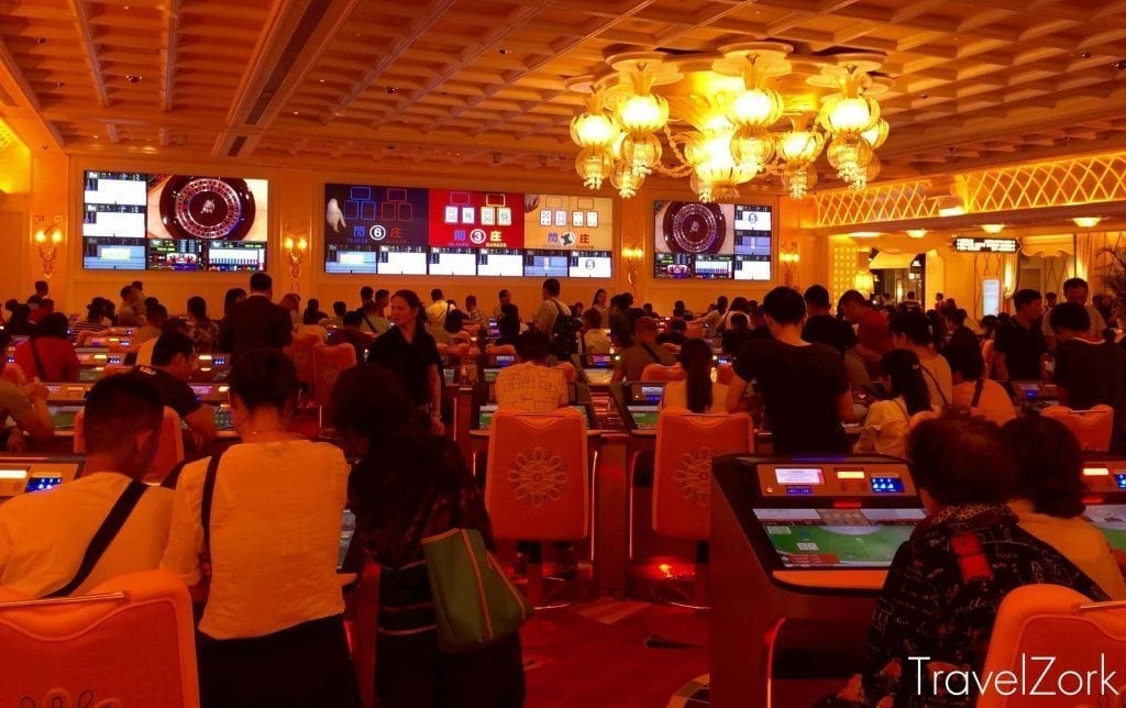 Wynn Palace Opening Electronic Table Games Area