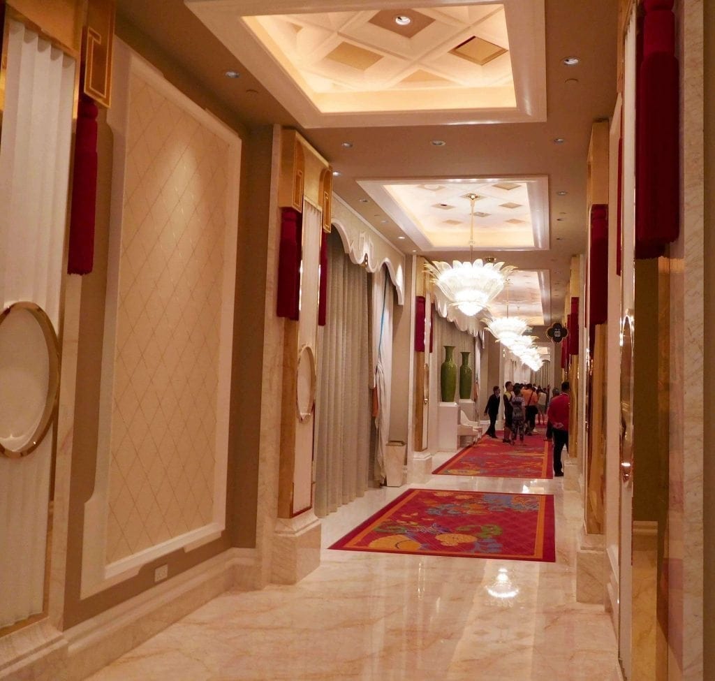 Wynn Palace Opening Entered Through this hall